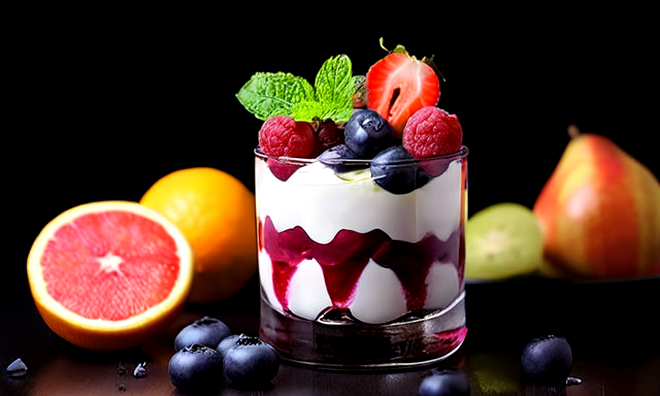 Parfait cu iaurt și fructe proaspete / Sursa foto: Playground