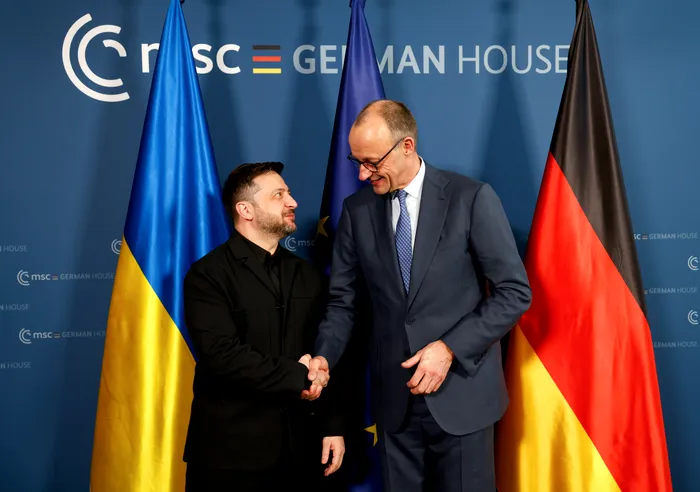 Volodimir Zelenski și Friedrich Merz - Foto: Mediafax foto