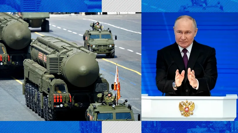 Vladimir Putin: Forțele NUCLEARE strategice ale Rusiei sunt în ALERTĂ. Avem și noi ARME care vă pot lovi teritoriul