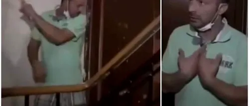 Supărat pe chiriași, un român din Spania a spart cu ciocanul ușa propriului apartament: „Aplic legea românească!” (VIDEO)