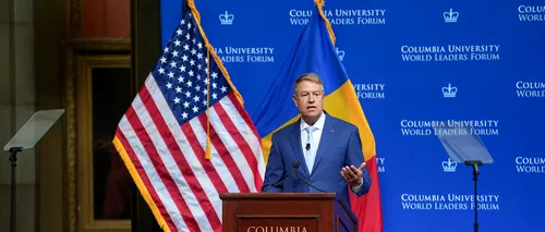 VIDEO | Klaus Iohannis a vorbit la Columbia University de „oboseala” europenilor față de războiul din Ucraina