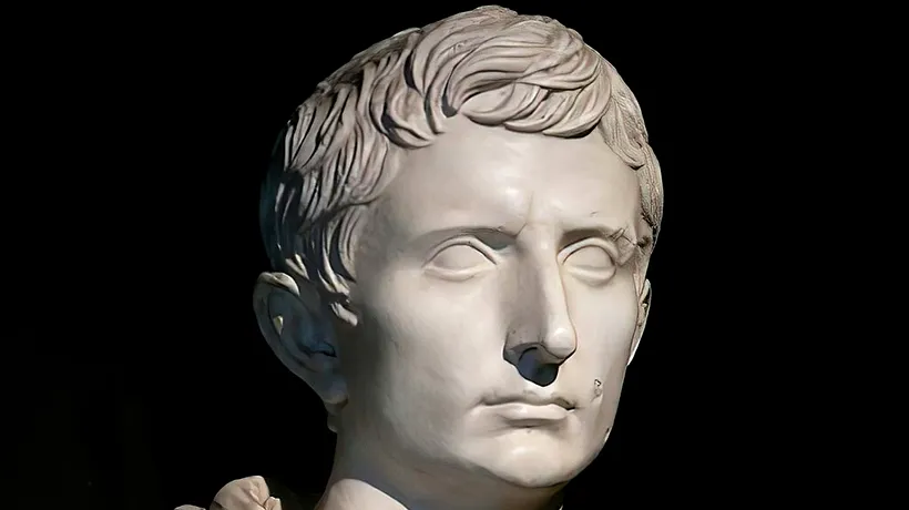 Capul statuii lui Octavian Augustus, primul împărat al Romei, descoperit în Isernia