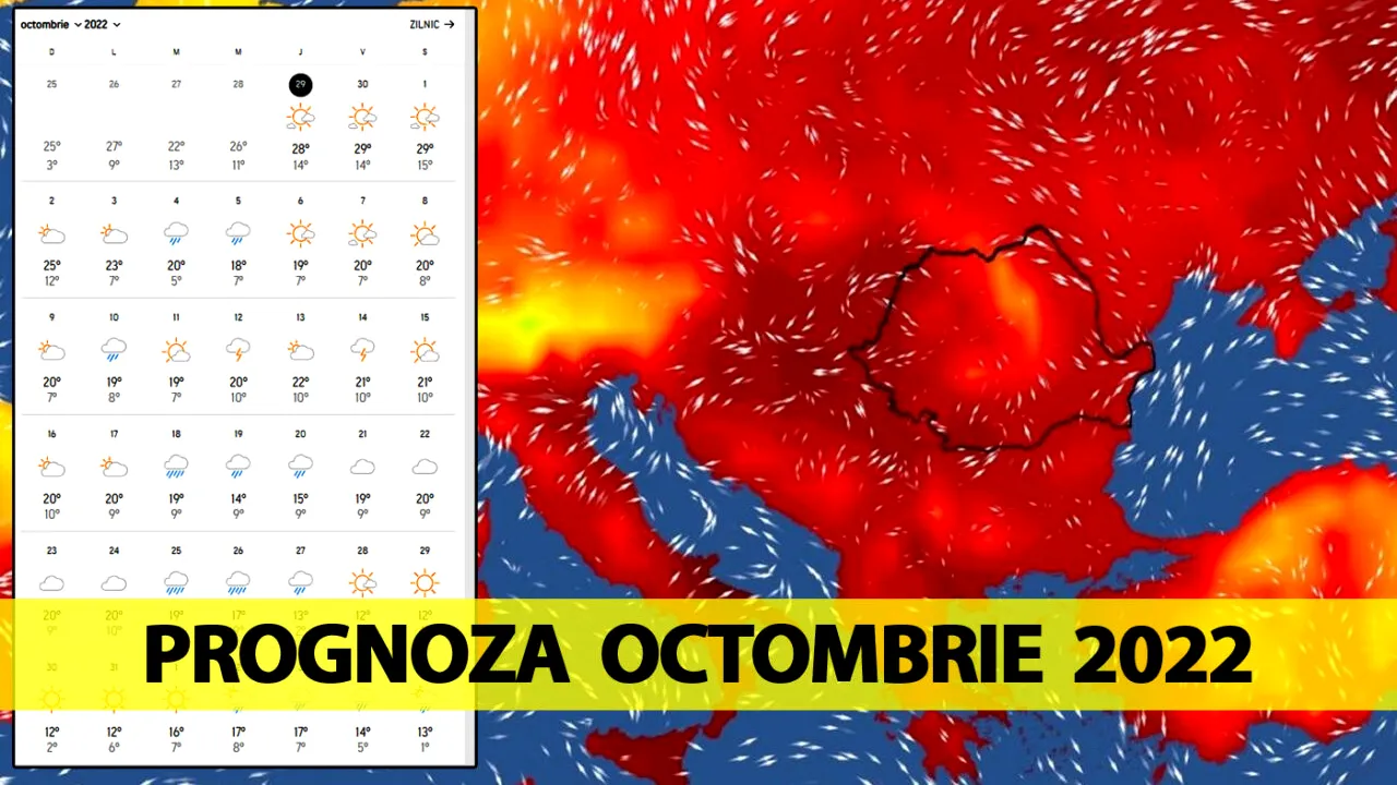 Meteorologii Accuweather anunță o lună octombrie cum nu prea a mai fost în România. Temperaturi bizare în București, Iași și Constanța