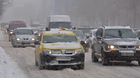 ALERTĂ METEO | Meteorologii anunță trei zile de ninsori și viscol: 17 județe sub cod galben 