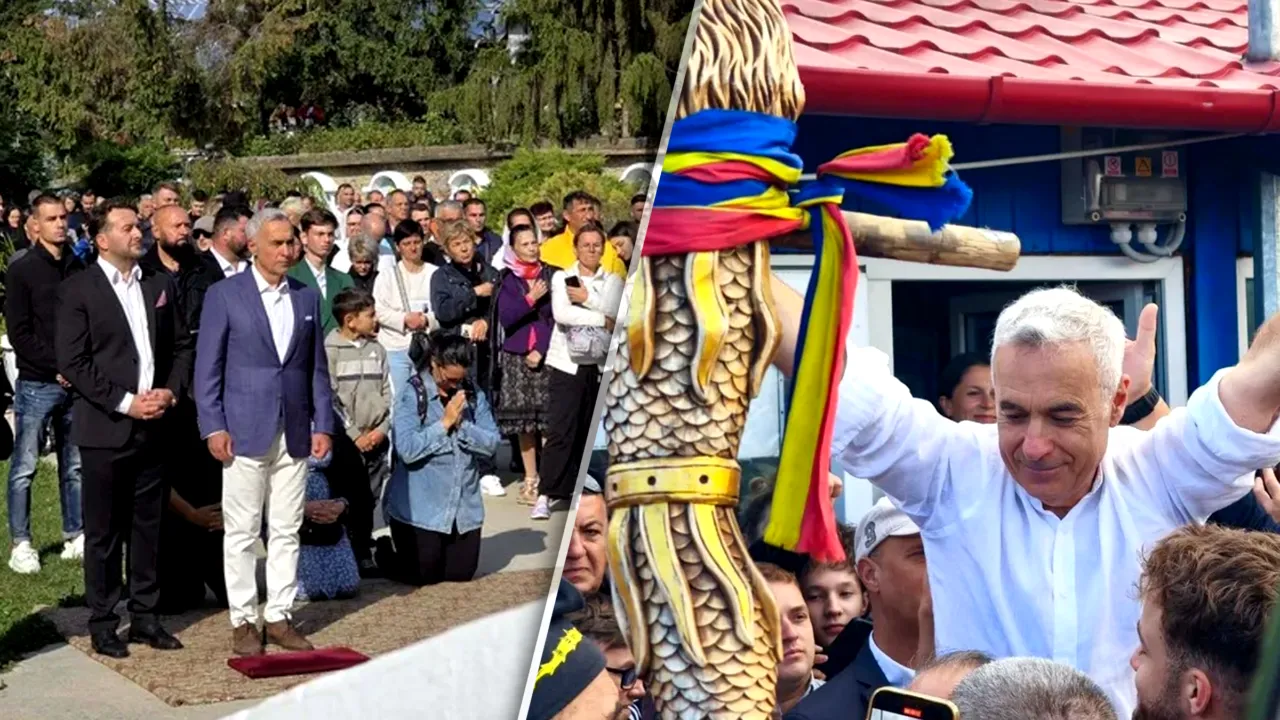 Episcopia Oradiei cercetează primirea lui Călin Georgescu la Mănăstirea „Sfânta Cruce”. Un preot l-a numit „președintele ales” pe fostul candidat la prezidențiale în timpul liturghiei