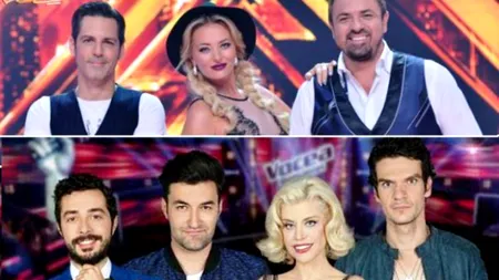 VOCEA ROMÂNIEI sau X FACTOR? Au venit rezultatele: CINE A BĂTUT ASEARĂ la prima confruntare directă 