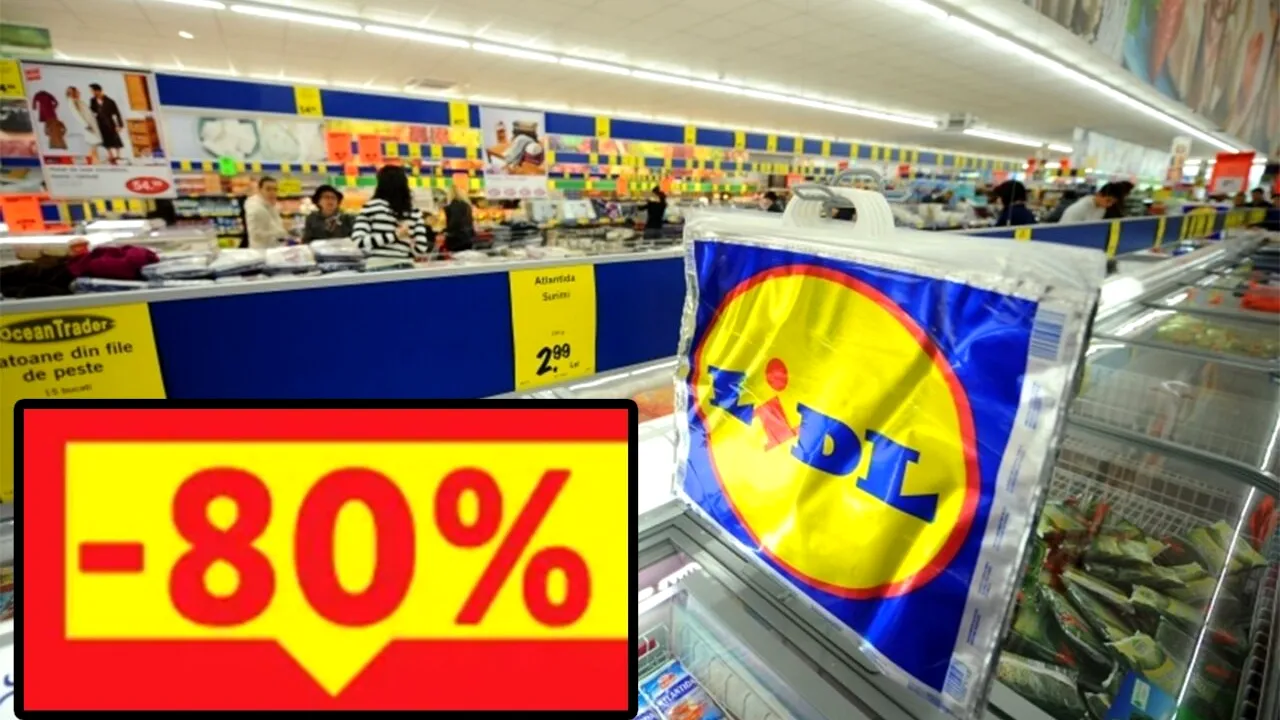 Produsul adorat de români redus cu 80% începând de astăzi, în toate magazinele LIDL din România