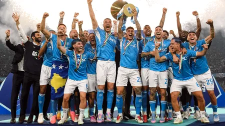 Napoli a luat „Scudetto” în Italia! E al patrulea TROFEU din istorie, primele două au fost cu Diego Maradona pe teren (VIDEO)