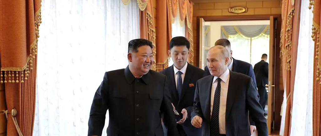 Uniți în IZOLARE, Putin și Kim Jong Un vor să „fenteze” sancțiunile. „Un risc pentru ordinea mondială, acrobațiile retorice nu justifică acțiunile”