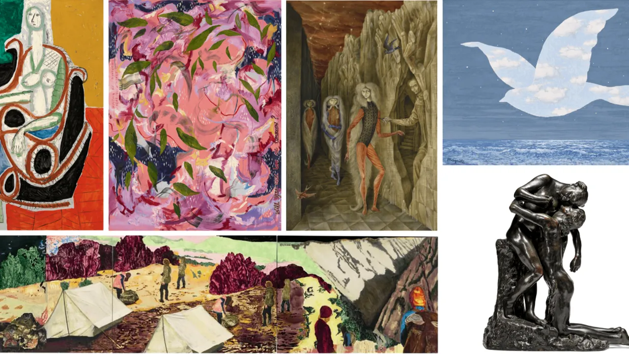 Artă din secolele 20 și 21, vândută la casa de licitații Christie’s cu peste 200 de milioane de lire sterline