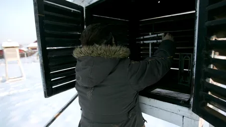 Cea mai scăzută temperatură din această toamnă, minus 6 grade Celsius, sâmbătă, la Miercurea Ciuc