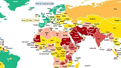 Harta țărilor în care poți să mori dacă ești gay. Homosexualitatea la nivel mondial