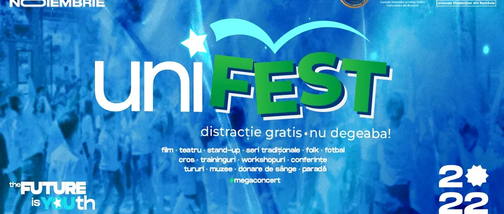Vineri, 4 noiembrie, începe cel mai mare festival studențesc, UniFEST