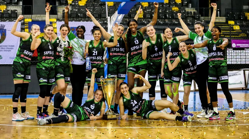 ACS Sepsi-SIC Sfântu Gheorghe a câștigat Cupa României la baschet feminin! Victorie în ultimul act la 46 de puncte diferență
