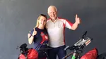Austriacul Franz Kofler, cu bicicleta în România pentru a se antrena alături de copiii antrenați de Alina Dumitru