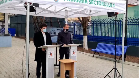 Daniel Băluță și Nicușor Dan, prezenți la inaugurarea unei grădinițe din Sectorul 4