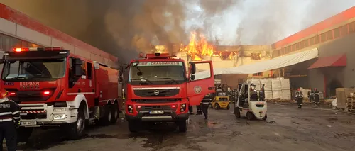 Incendiu puternic la o fabrică din Bragadiru, lângă Centura Capitalei. A fost emis mesaj RoAlert de avertizare a populației (FOTO-VIDEO)