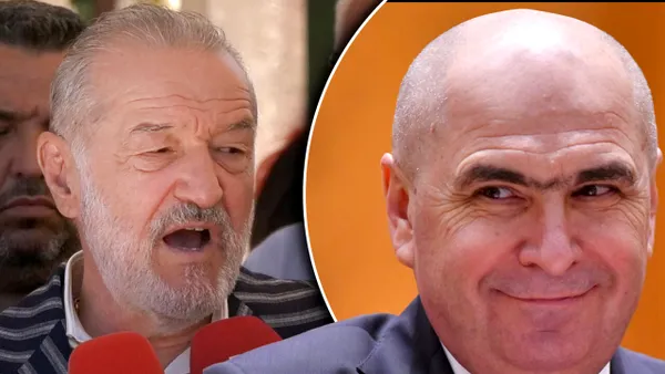 Gigi Becali s-a dezlănțuit în fața bisericii și îi numește sataniști pe Ilie Bolojan și pe USR: „Veștea ăla să rămână în jurul liberalilor”