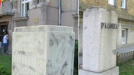 Polițiștii au prins trei tineri, suspectați de furtul celor trei busturi din bronz din Timișoara