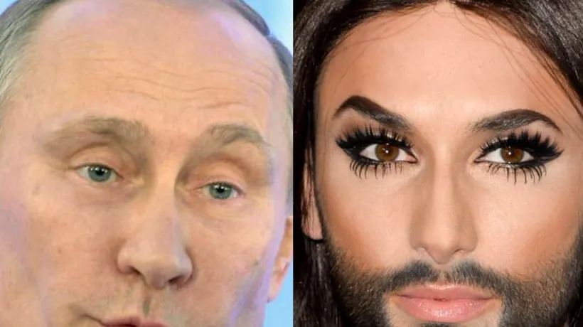Transexualul Conchita Wurst vrea să petreacă o săptămână cu Vladimir Putin. Reacția Kremlinului