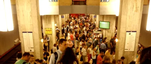 O nouă defecțiune tehnică la metrou, la Piața Romană. Trenurile circulă cu întârziere