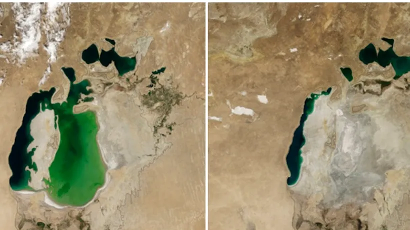 Pământul, atunci și acum. Schimbări dramatice ale planetei, dezvăluite prin imagini incredibile de la NASA