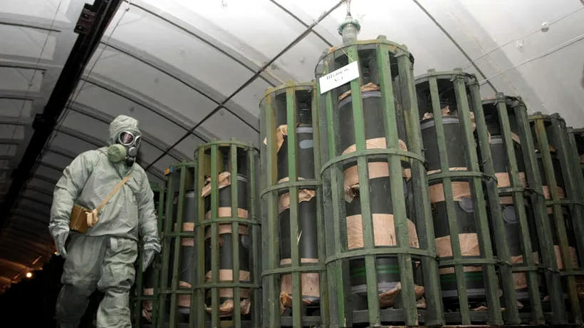 Rusia a distrus peste 70% din armamentul chimic