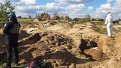Ororile războiului din Ucraina: o groapă comună şi alte morminte, descoperite în oraşul Liman
