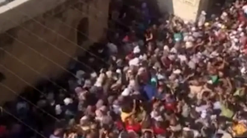 VIDEO. Peste 100 de răniți, în confruntările dintre între poliția israeliană și palestinieni în zona Moscheei Al-Aqsa