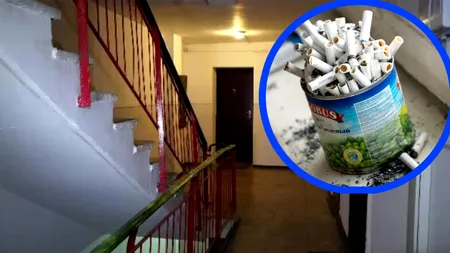 Cum s-a răzbunat un bărbat din Cluj-Napoca pe vecinii lui, pentru că fumează în scara blocului