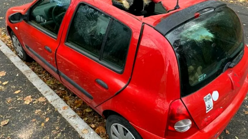 Un meteorit ar fi lovit o maşină la Strasbourg. Pompierii şi poliţia au găsit o gaură cu diametrul de 50 de centimetri în vehicul
