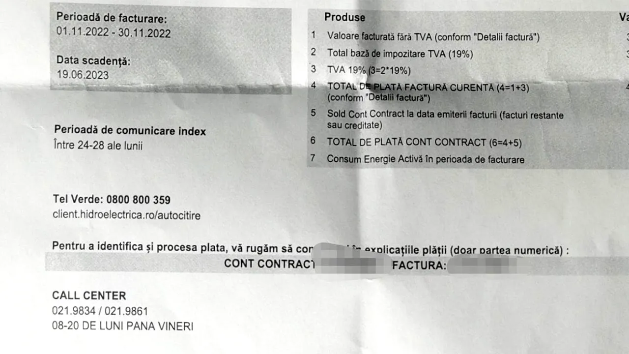 Ce FACTURĂ uriașă la curent a primit un client Hidroelectica din Ploiești. Când a văzut câți bani are de plătit, a înlemnit
