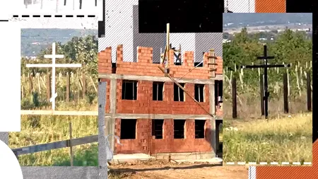 Minunile de la mănăstirea Sfântul Pantelimon din Drăgășani, aflată în construcție. De un an de zile, o cruce își schimbă culoarea, iar oamenii sunt uluiți (VIDEO)