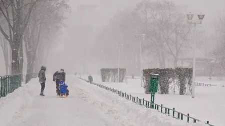 Prognoză meteo specială pentru București: Ninsori timp de patru zile, urmate de ploi și depuneri de polei