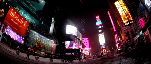 Ninsoarea transformă New York-ul într-un oraș fantomă - GALERIE FOTO
