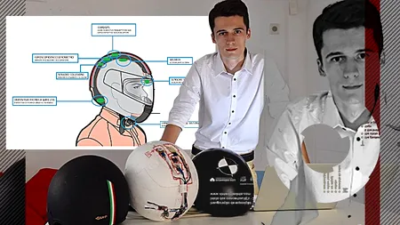 CU GÂNDUL LA ROMÂNIA. Emanuel Chirilă, geniul român din Italia care a realizat casca inteligentă pentru motocicliști: „Sper să îl cunosc pe Elon Musk în luna septembrie”