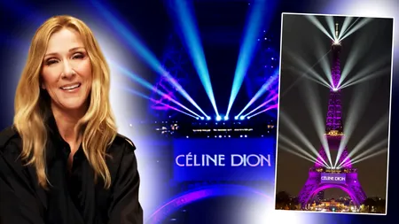 Turnul Eiffel s-a aprins pentru Celine Dion: revenire spectaculoasă la Paris