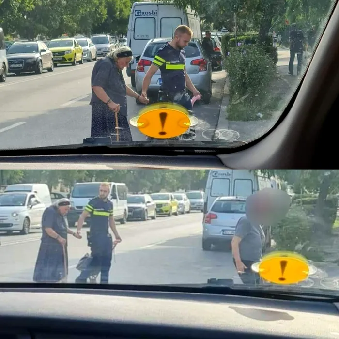 Caz EMOȚIONANT la Craiova. Doi polițiști au salvat o bătrână de la sinucidere