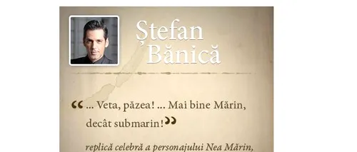 Mesajul postat de Ștefan Bănică Jr. pe Facebook: Mai bine Marin, decât submarin