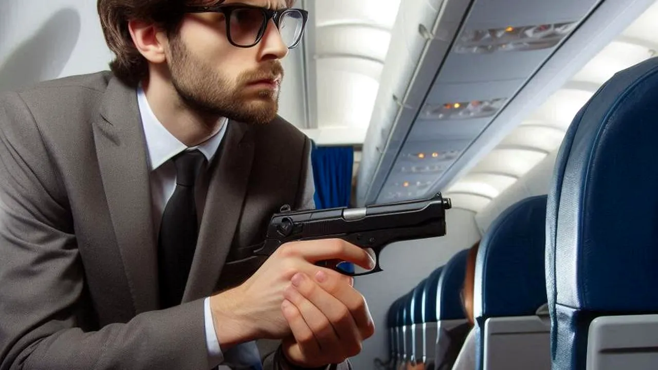 Teroare în avion. Un bărbat i-a amenințat cu ARMA pe ceilalți pasageri, imediat după decolare