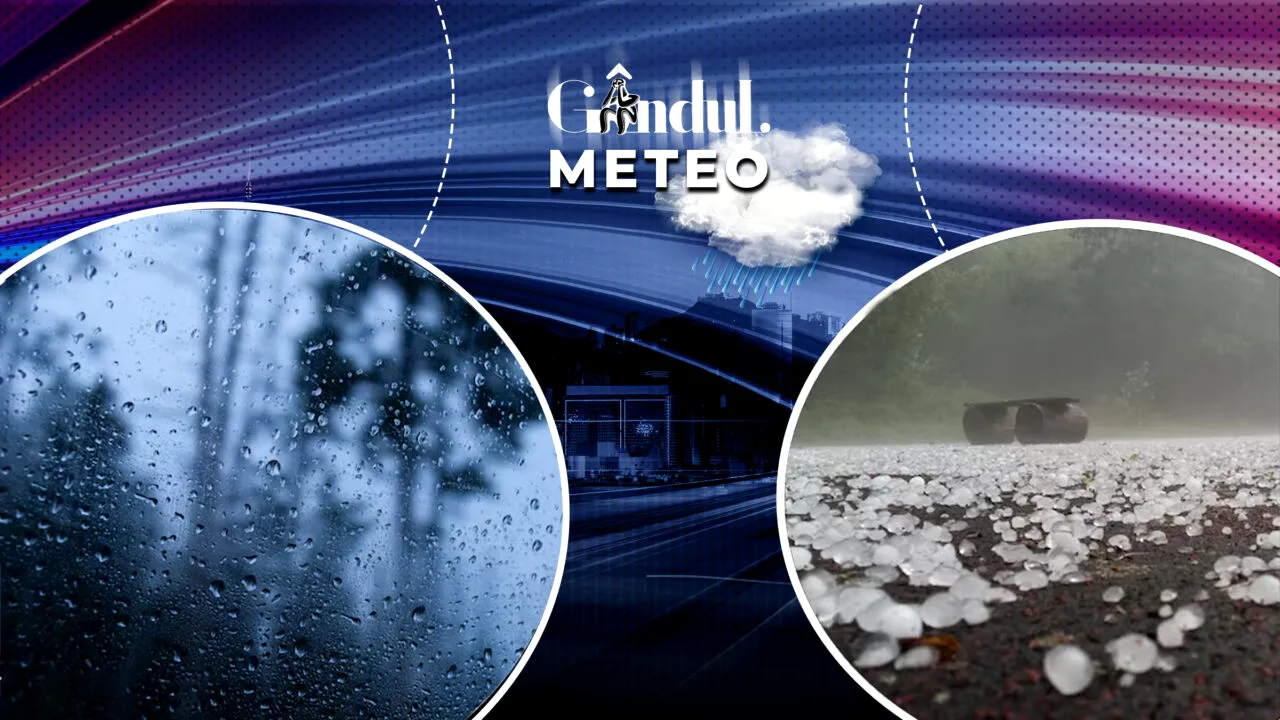 Meteorologii ANM au schimbat prognoza. Noi coduri galbene de vijelii și grindină, inclusiv în Capitală. Ce zone mai sunt vizate