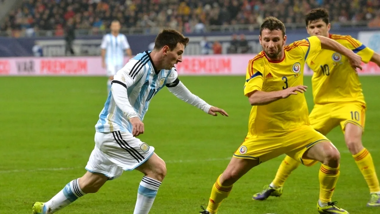 ROMÂNIA-ARGENTINA 0-0. Tricolorii obțin un rezultat de prestigiu, după un meci curajos