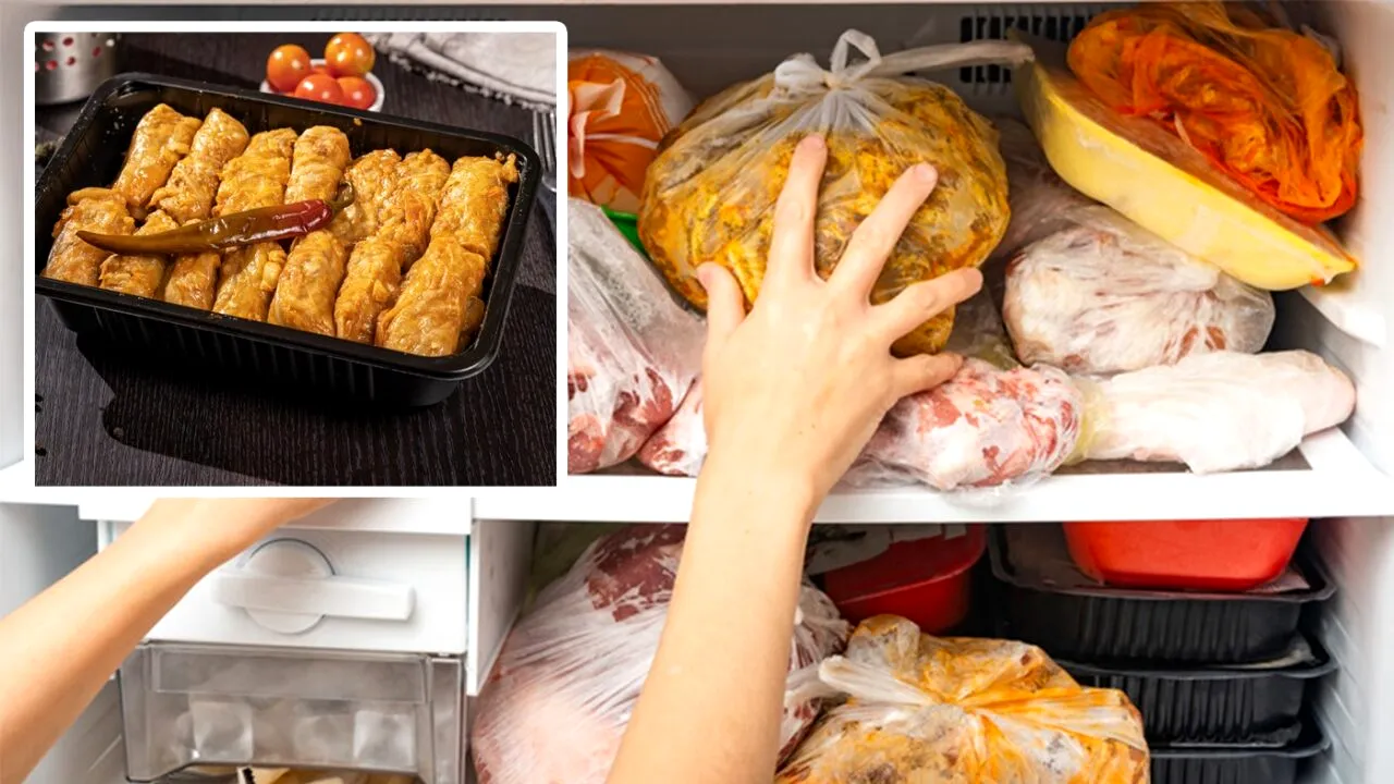 Cât timp rezistă sarmalele în congelator, de fapt. GREȘEALA pe care mulți români o fac