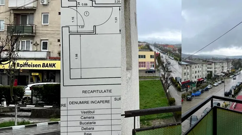 Orașul din România în care o garsonieră costă 3.600 de euro. Are 27 de metri pătrați și se află la etajul 4/4
