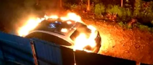 COINCIDENȚĂ DEZASTRUOASĂ. O femeie din Vrancea a incendiat mașina unei cunoscute asistente TV, crezând că este bolidul presupesei amante a soțului