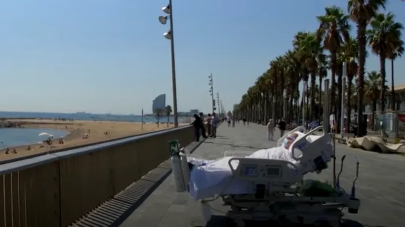 Pacienții internați la terapia intensivă din Spania se pot bucura de plimbări scurte printr-un program de „umanizare”. Cadru medical: Starea lor de spirit se schimbă foarte mult