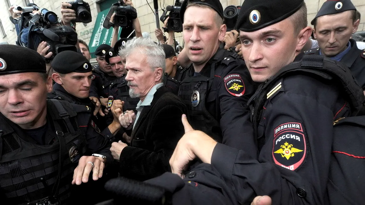 Șapte militanți ai mișcării de opoziție Cealaltă Rusie au fost arestați