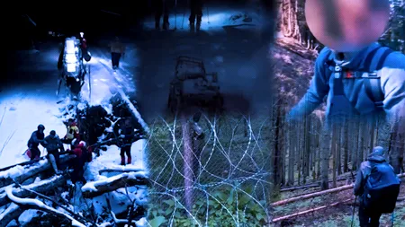 CNN a filmat din elicopter vârfurile înzăpezite ale Carpaților, rutele de fugă pentru bărbații ucraineni în România