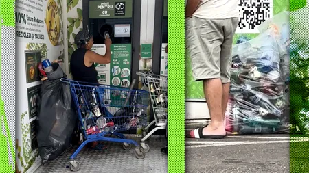 Câți BANI câștigă cei care reciclează PET-uri zilnic: „Așa îmi plătesc chiria, întreținerea, lumina, apa”