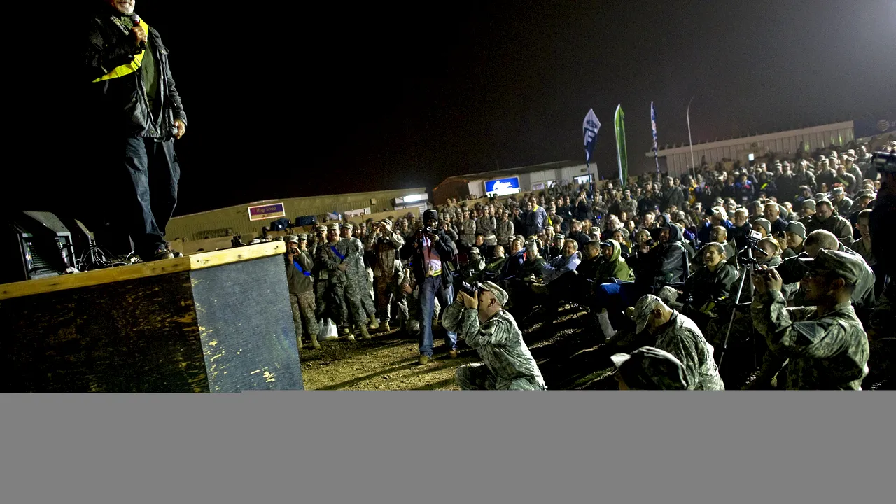 Soldații americani, publicul preferat al actorului Robin Williams. 